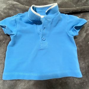 Little Me 3 Month Blue Polo Golf Tee
